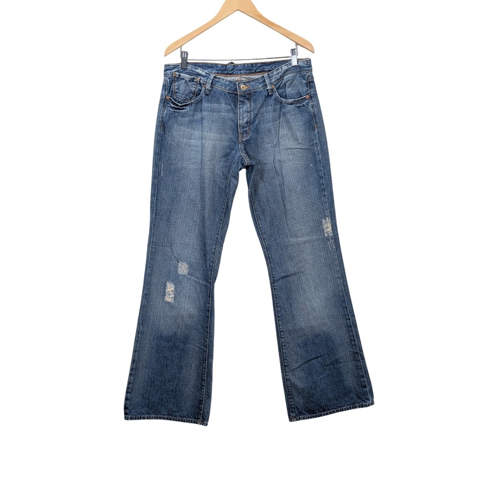 Polo Jeans Co Ralph Lauren No 67 Rigid Whitney Jeans Womens 14x33 Y2K Bootcut